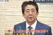 現金給付10万円、赤ちゃんまで支給決定 3人家族だと30万円！