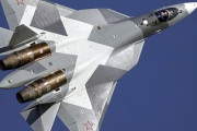 【軍事】世界最強戦闘機米国F-22に対抗できる実力が噂される、ロシアの最新鋭ステルス機「スホイ５７」が初実戦配備