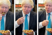 【超画像集結】　英・ボリス首相、大阪でたこ焼きを満喫