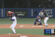 【中日対ヤクルト4回戦】ヤクルトが延長１０回に押し出しで１点勝ち越し！中日守護神岡田は４つの四球で勝ち越しを許す・・・