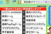 .一度は行ってみたい野球場ランキングwwwwwwwwwwwwwwwwwwwwwwwwwww