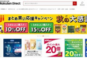 楽天24､6000円以上で使える10%オフクーポンと12000円以上で使える15%オフクーポンを配布