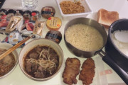 【画像】ワイ気絶部エース、今日の夜食がこちらｗｗｗ