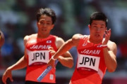 【波乱】陸上男子4×100mリレーでアメリカ予選落ち…日本は8番目タイムで決勝へ