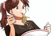 【画像】ものすごいバキュームでラーメンをすする女ｗｗｗｗｗｗ