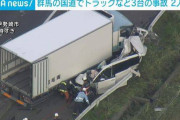 ミニバンにトラックが突っ込んだ群馬の交通事故、タイヤに何かトラブルか？ドラレコに運転手が慌てる様子…運送会社のGoogleレビューもヤバい模様