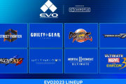 「EVO 2023」のメイン種目が発表。スト6、GGST、DBFZ、鉄拳7、KOF15、メルブラ、モーコンに加え、アルカプ3が選出。ストリートファイター6はPS5版で実施！！