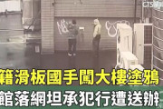 台湾でビルに落書き…20代の日本人スケボー選手ら2人を送検　“面白いと思ってビルに立ち入り落書きした”