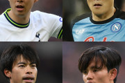 【速報】最新のサッカーアジア人市場価値ランキング発表ｗｗｗｗｗｗｗｗｗ