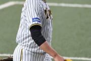阪神　秋山拓巳が出場選手登録抹消、１日DeNA戦で５回５失点　新助っ人ビーズリーが登録