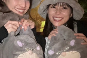 百田夏菜子＆芳根京子、クリスマスディズニー写真公開！『お揃いルシファー♡ 楽しかったなぁ』