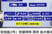 【外国人労働者】政府「批判の多い技能実習生を見直して永住可能な特定技能2号の業種分野拡大します」