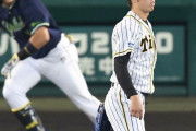 阪神・青柳、四回に追いつかれる　勝ち越しは好返球で阻止