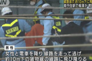 痴漢したけど捕まりたくないから線路に逃げた結果ｗｗｗｗｗｗｗ