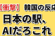 【衝撃】韓国人「日本の駅、AIだろこれ」