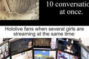 外国人「Vチューバーファンは聖徳太子だと気付いた、同時視聴をこなせるからな」