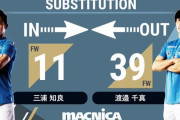 ◆速報◆横浜FCキング・カズ、ルヴァン杯湘南戦後半21分に投入！最年長記録更に更新
