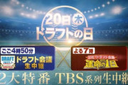 今年もTBSのドラフト特番とかいう地獄の番組が放映される