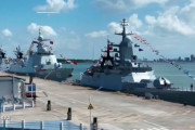 ロシア海軍太平洋艦隊、との合同軍事演習「海上連合2024」を開始したと発表…、両国艦艇が沖合に出発！