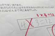 先生「二個入りのリンゴ袋が6袋あります。リンゴはいくつ？」お子さん「6×2=12個！」先生「違います」バカ親「ｼｭﾊﾞﾊﾞﾊﾞ」