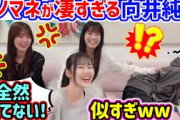 向井純葉のモノマネが上手すぎて爆笑する山下瞳月と怒る中嶋優月【文字起こし】櫻坂46