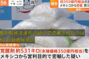 覚醒剤531キロを輸入した飲食店経営者逮捕