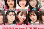 あのメンバーの名前が…「2020年ヒット予測」女優部門トップ10ｷﾀ━━━━━━(ﾟ∀ﾟ)━━━━━━ !!!!!