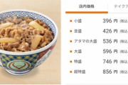 【悲報】牛丼、もはや高級品