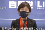 【超党派】議連会長代理の稲田氏「LGBT理解増進法、G7までに成立目指す」　