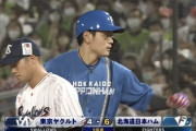 【vs.ヤクルト】日ハム、9回に今日誕生日の清宮が勝ち越しタイムリー！続く野村のタイムリーでリードを2点に広げる！