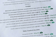 【英国】提供する料理のCO2排出量、メニューに表示　ブリストルのベジタリアンレストラン  [oops★]