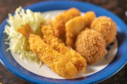 三大揚げ物に合う調味料「塩」「ドレッシング」