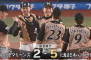 【ロッテ対日本ハム23回戦】日本ハムが５－２でロッテに逆転勝利！有原が７回１失点で７勝目！宇佐見が逆転打！ロッテ美馬は６回途中５失点で４敗目