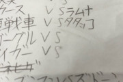 【画像】小学生が書いたと思われるオリジナルキャラ？のメモを拾ってしまった