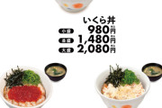 松屋のいくら丼ｗｗｗｗｗｗｗｗｗｗｗｗｗｗｗｗｗｗ