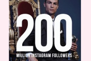 【逆法則ｗ】ロナウド、インスタフォロワー前人未到の２億人突破！インスタでの年間収益５２億円にｗｗｗｗｗｗｗｗｗｗｗ