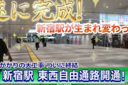 【youtube】かめぶろニュース動画版 第042回 8年がかりの大工事 ついに終結新宿駅 東西自由通路開通!