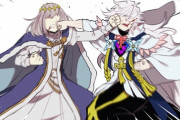【FGO】殴り合うマーリン＆オベロン！！　絵に描いたような同族嫌悪だな！