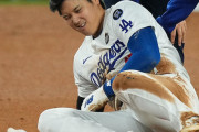 左肩亜脱臼の大谷翔平、ＷＳ第３戦はいつも通りの「１番ＤＨ」で強行出場！／スタメン発表