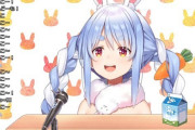 Vtuber 【兎田ぺこら】ぺっさん同接中央値グラフにしてみたら・・・急降下してちょうど葛葉のところまで落ちてきてて草