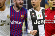 CL王者リバプールから最多3選手…FIFA最優秀選手賞候補にC･ロナウドやメッシら