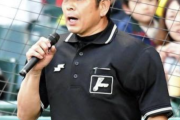 眞鍋審判 「えー球審の眞鍋です。阪神タイガースのみジャッジ厳しくします。」
