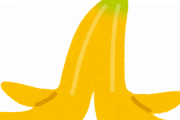 バナナの皮を踏むと滑って転ぶという風潮ｗｗｗｗｗｗｗｗｗｗｗ