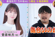 【乃木坂46】オズワルド、菅原咲月について『気合いの塊。男気がある。』『5期生のムードメーカー。』