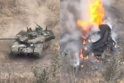 ロシア軍の最新式戦車T-90M弱えぇぇ…大爆発し乗員もろとも炎上！