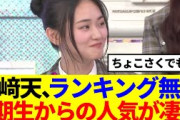 【ランキング無双】山﨑天、3期生からの人気がやばい…
