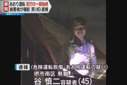 【画像】逮捕された煽り運転男怖すぎてワロタｗｗｗｗｗｗｗｗｗｗｗ