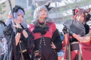 【画像】宇垣美里さんがレイヤー2人を従えて池袋ハロウィンコスプレフェス2019に登場