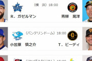 【予告先発】ガゼルマン(De)×青柳晃洋(T)