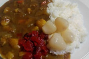 カレーにらっきょう  豚カツにカラシ ←こういうの教えて
